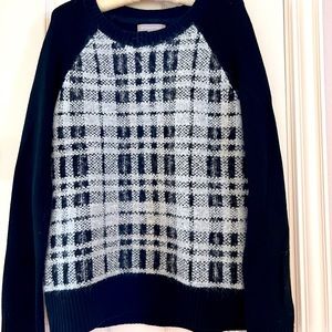 Black and grey sweater